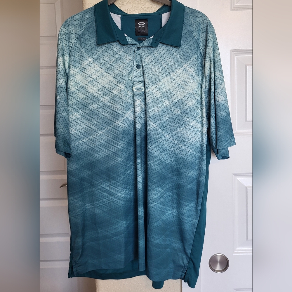 Oakley Teal Men's Shirt